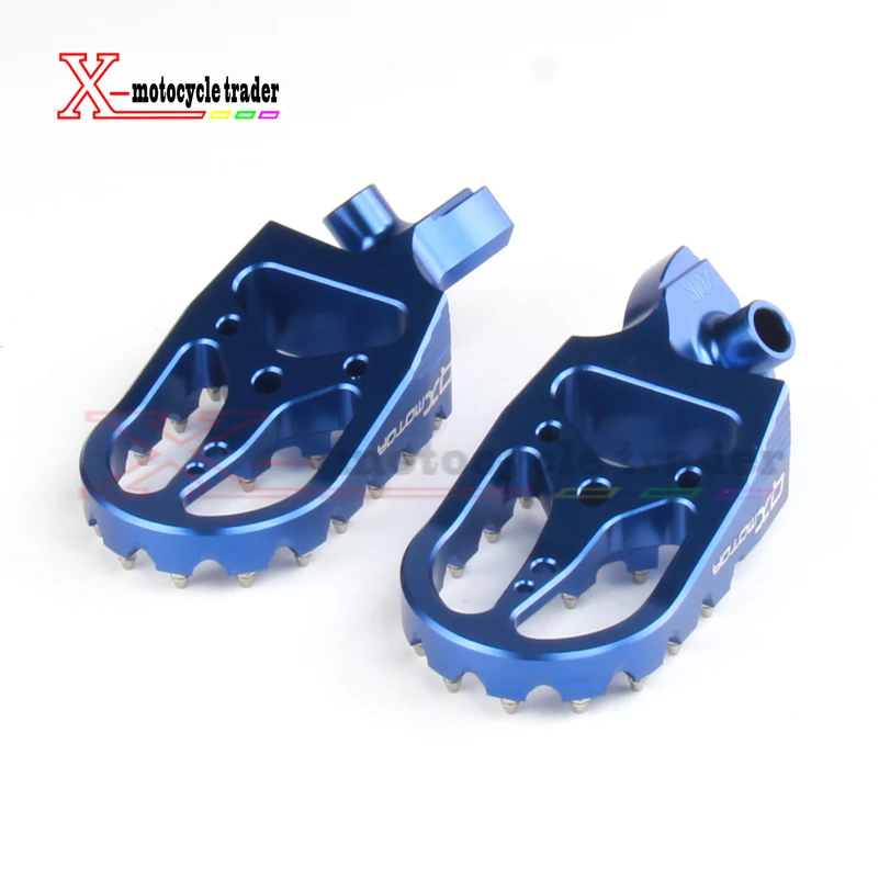 CNC Заготовка MX подножки для ног педали YAMAHA yz 125 250 yz125 yz85 yz450f wr450f wr250f запчасти