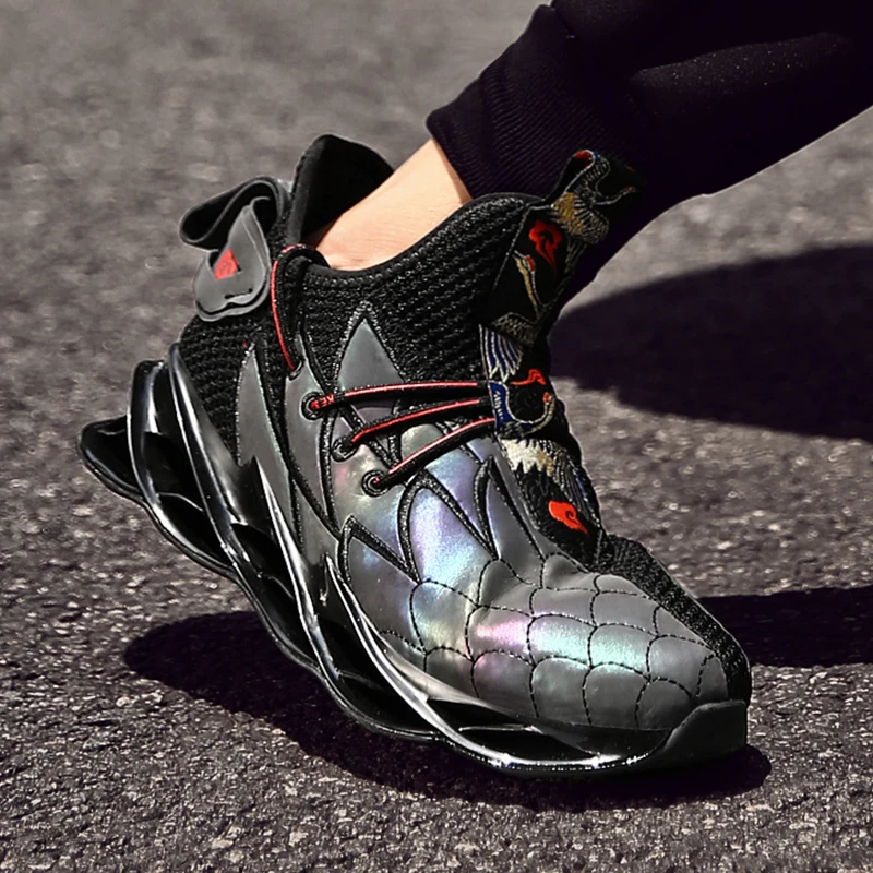 ARUONET/кроссовки с пэчворком; дышащая повседневная обувь; мужские уличные кроссовки на шнуровке; нескользящая спортивная обувь; Zaptillas Hombre