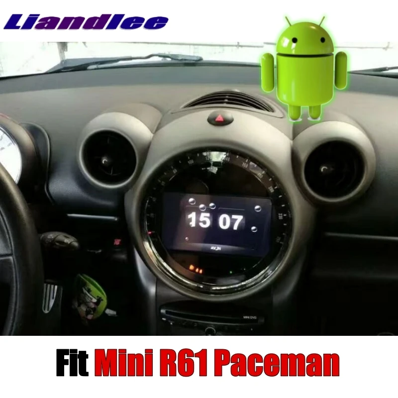 Для мини Paceman R61 2013~ Liandlee Система Android автомобильный мультимедийный без dvd-плеера NAVI автомобильный Радио Стерео gps Карта Навигация