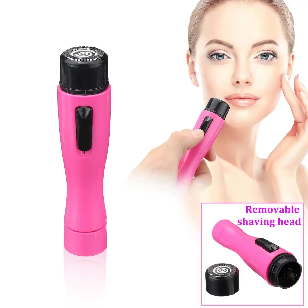 Mini Portable Electric Women Shaver Hair Remover Face Body Hair Removal Painless