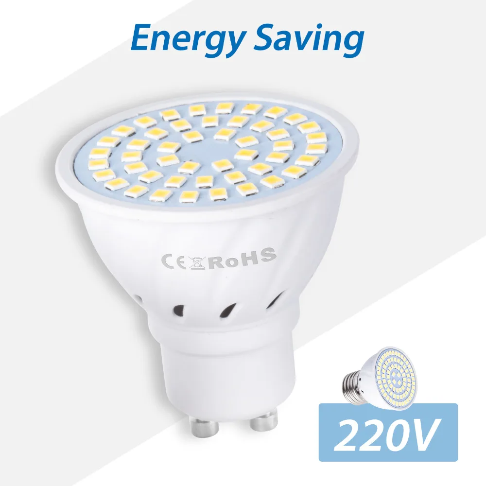 Точечный светодиодный светильник E27 GU10 E14 48 60 80 B22 3 5 7 Вт|Светодиодные лампы и