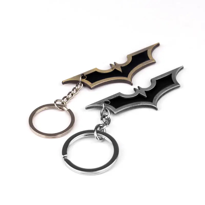 

New Arrival Superhero Key Ring The Avengers Animation Film Batman Keychain Men Trinket Car Key Chain Jewelry Gift Souvenirs