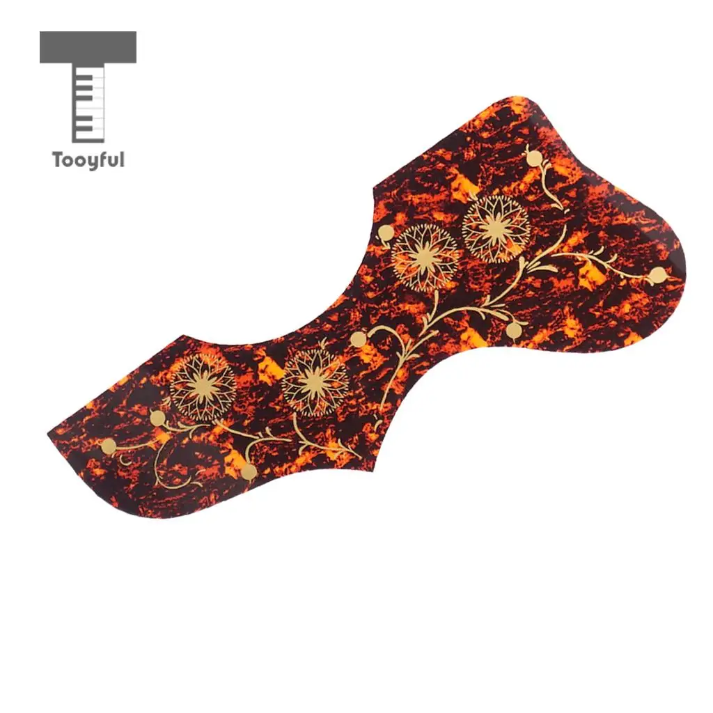 Tooyful Finest PVC Adhesive Left-handed Guitar Pickguard Scratch Plate for 40'' 41'' Acoustic Guitar Replacement Part