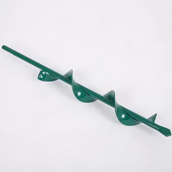 

9 inch Garden Auger Drill Bit Planting Irrigation Hole drill Auger Weeding Steel Tool for Electric Hammer and Water borer 4*40CM