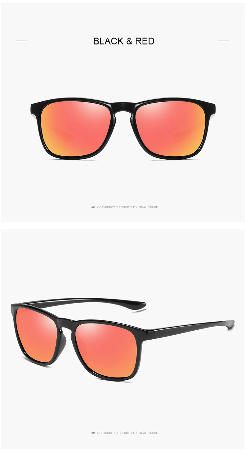 MADELINY, квадратные поляризационные солнцезащитные очки, мужские, для вождения, негабаритные, солнцезащитные очки, женские, брендовые, Ретро стиль, зеркальные, очки, UV400, MA162