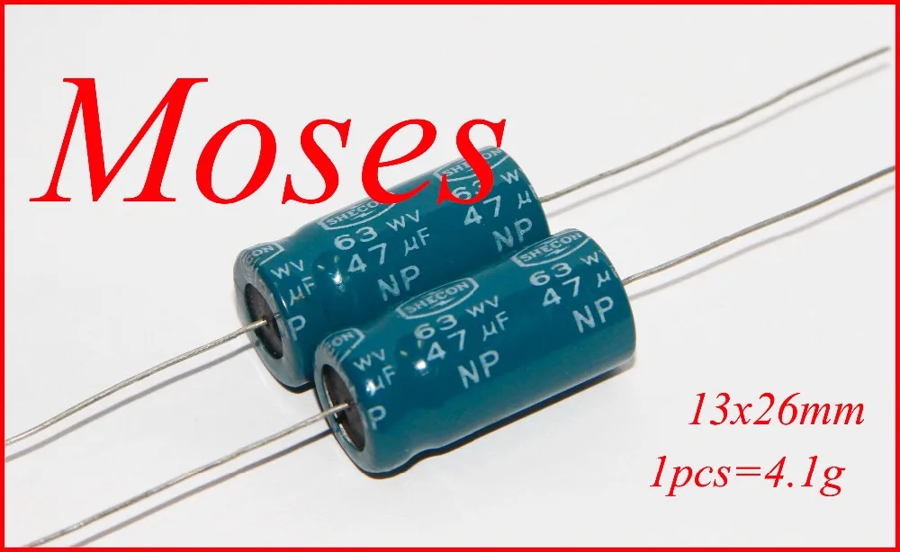 

63v 47uf 100% Original New Axial NP Bipolar Capacitance Electrolytic Capacitor 13x26mm