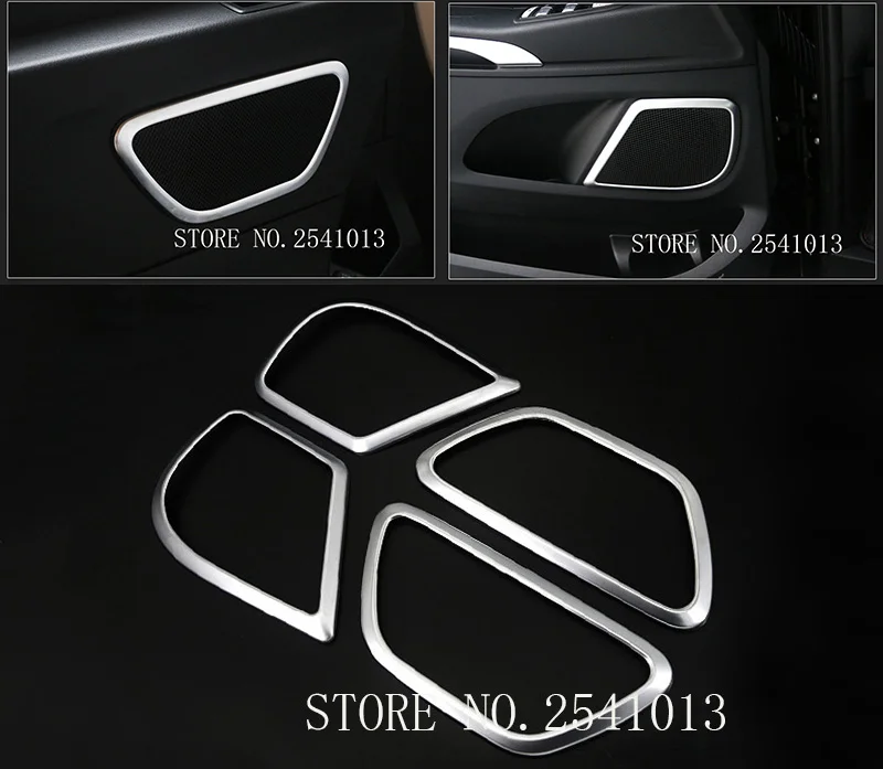 

DEE Accessories for Mercedes-Benz VITO 2016 Interior Door Speaker Loudspeaker Panel Trim Strip Chrome Plate Stickers
