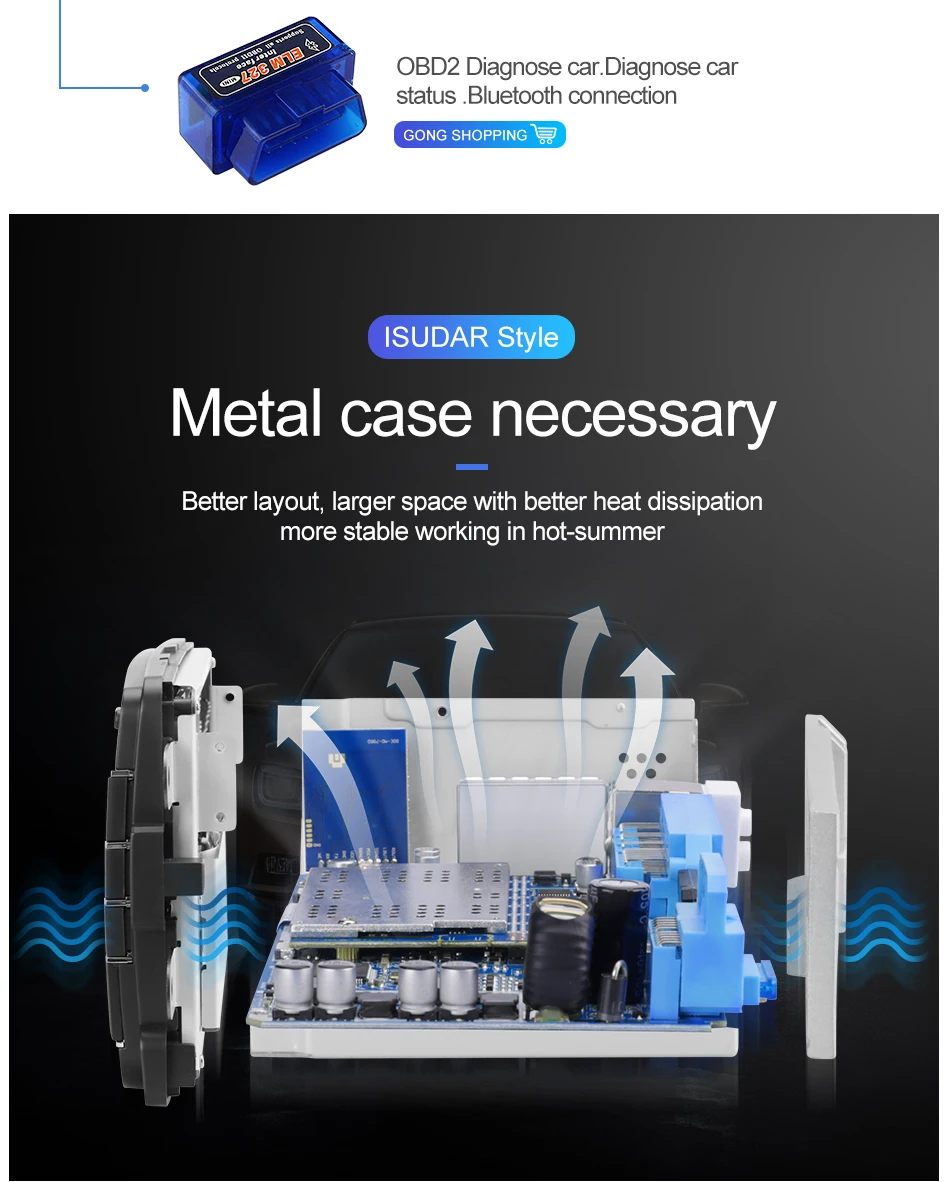 Sale Isudar 1 Din Auto Radio Android 9 For Dacia/Sandero/Duster/Renault/Captur/Lada/Xray 2/Logan 2 Car Multimedia Player GPS DSP DVR 31