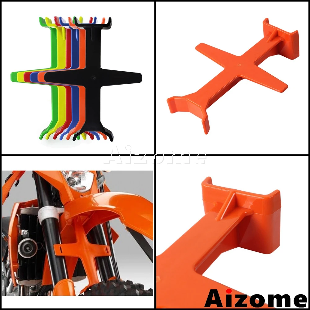 Protector Universal de 11 pulgadas para motocicleta, Protector de soporte de Motocross, Enduro, Yamaha, Kawasaki, Suzuki|Cubiertas y molduras ornamentales| - AliExpress