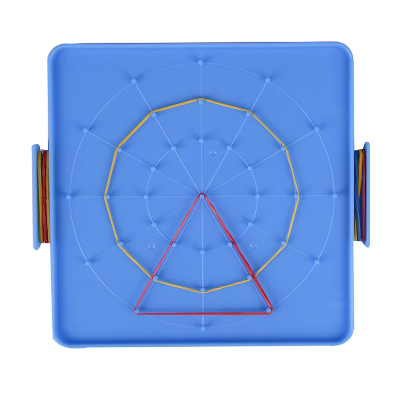 Plastic Nail Plate Primary Mathematics Nailboard Tool Geometry Demo Children Educational Toy Teaching Instrument Puzzle Game Toy Plastic Nail Plate Primary Mathematics Nailboard Tool Geometry Demo Children Educational Toy Teaching Instrument Puzzle Game Toy