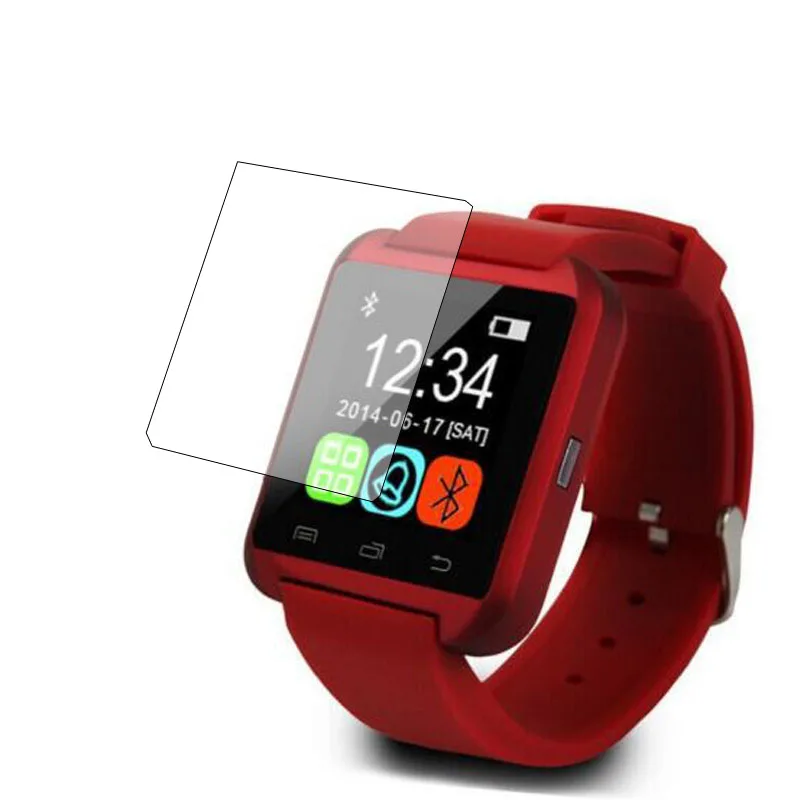 

5pcs Soft Ultra Clear Protective Film Guard Protection For U8 Smart Watch Smartwatch Display Screen Protector Cover (Not Glass)
