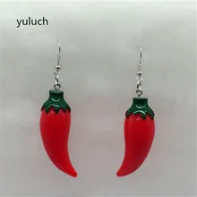 Роскошные модные китайские серьги "Чили" аксессуары новые продажи фруктов