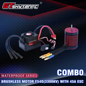 

GTSKYTENRC Water density Combo F540 3300KV 4370KV Brushless engine w /45A Brushless ESC for 1 /10 RC Tamiya Axial Redcat