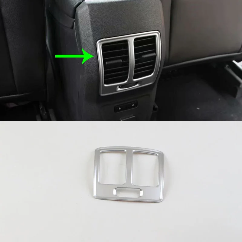

Car Accessories Interior Decoration ABS Armrest Box Rear Air Vent Outlet Panel Cover Trim For Ford Kuga/Escape 2017 Car Styling