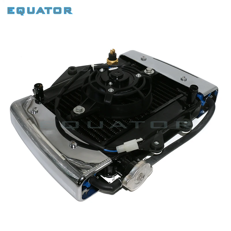 

motorcyel parts 200cc 250CC engine Water cooling cooler Radiator cooler Radiator 12v fan for motorcycle moto Quad 4x4 ATV UTV