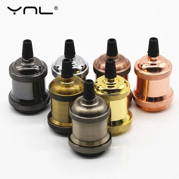

Retro Lamp Base E27 Socket 110V 220V Vintage E27 Screw Bulb bases Aluminum Light Industrial Retro Lamp Holder for Pendant light