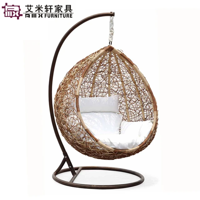 Us 4322 6 Free Shipping Rattan Chair Hanging Chair Rattan Hanging Basket Swing Chair Indoor Outdoor Bird Nest Double Outdoor In Free Shipping Rattan