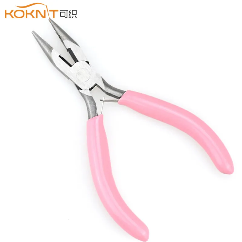 

KOKNIT Pink Mini Flat Nose Pliers DIY and Jewellery Making - Ergonomic Handle