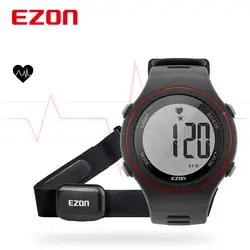 Новый EZON T037 Для мужчин Для женщин спортивные наручные часы цифровой монитор сердечного ритма открытый кроссовки часы, будильник, хронограф