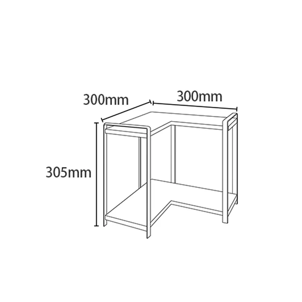  Japanese style wrought iron square corner storage rack kitchen desktop seasoning tank storage rack  - 33054292575