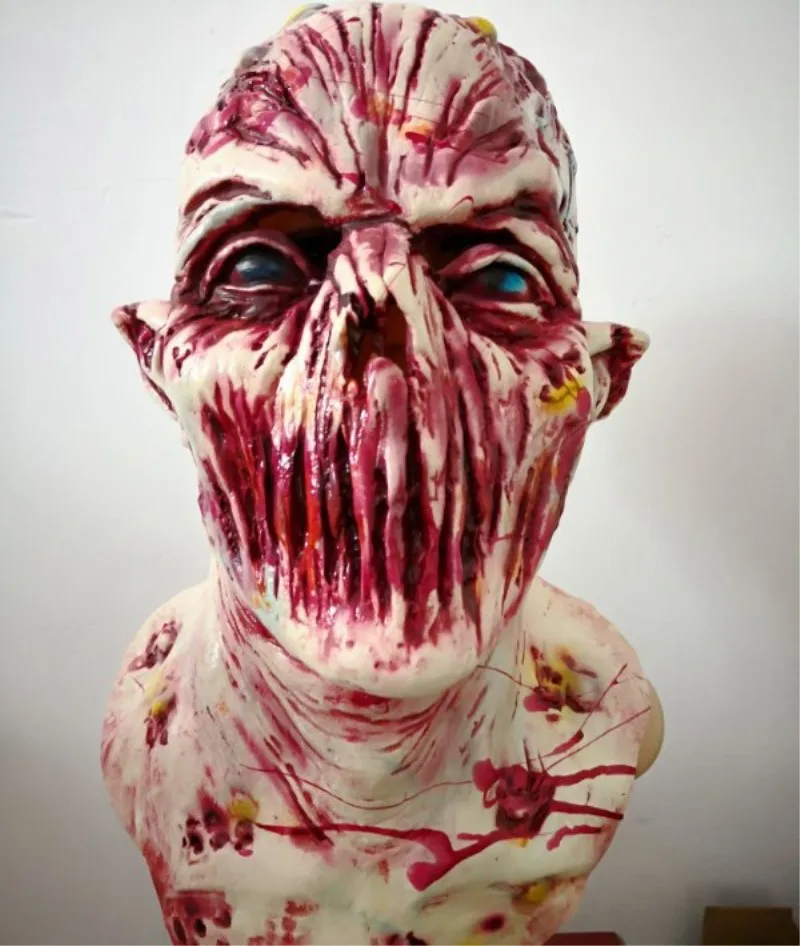 Живой мертвец зомби косплей маска реквизит шлем ужасный Вампир Хэллоуин вечерние реквизиты