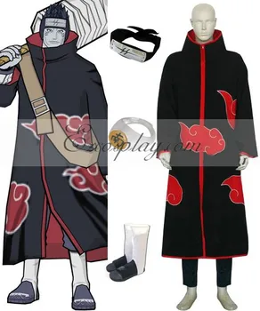 

Naruto Akatsuki Hoshigaki Kisame Deluxe Cosplay Costume Set E001