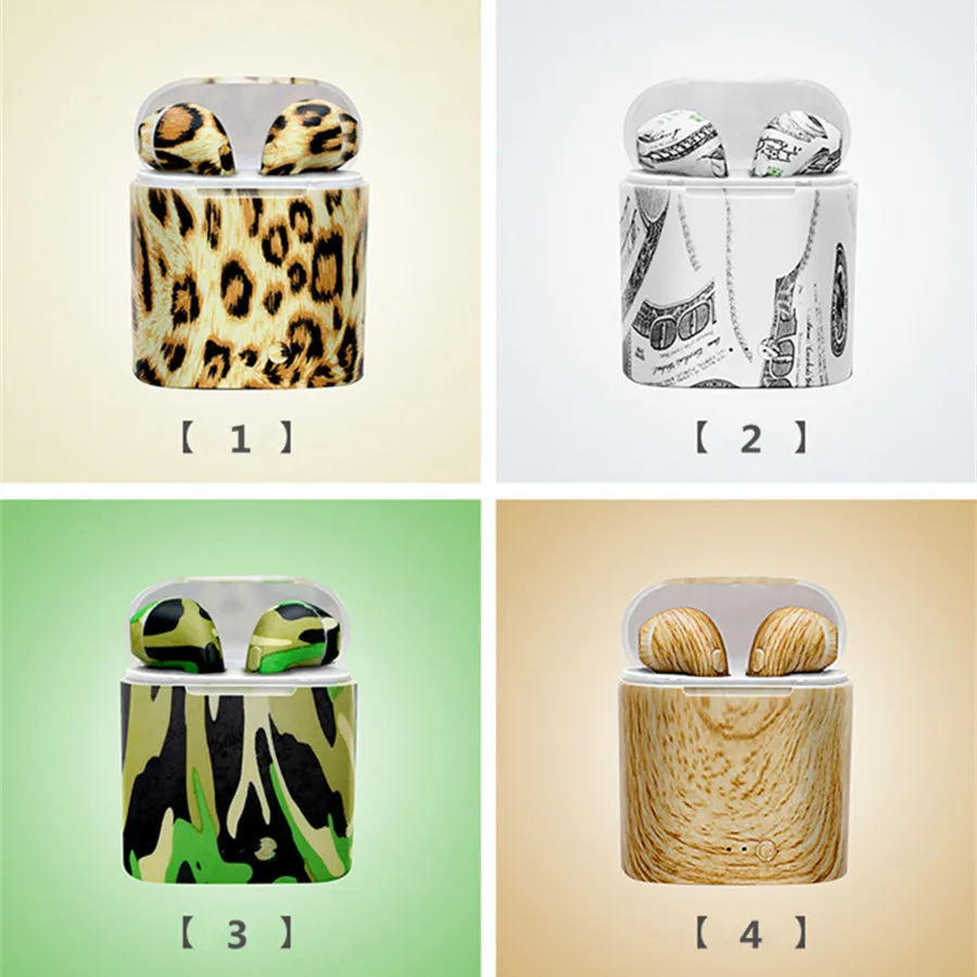 Gonoker Tws i7s Bluetooth Headphones, Fashion Colorful 4.2+EDR Stereo Headset Wireless Earbuds Mini In-Ear Earphone with Mic F10