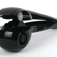 Кудрявые волосы уход отрицательные ионные контроль температуры 110-240 В ленивые парикмахерские инструменты Влажная/сухая турмалиновая керамика