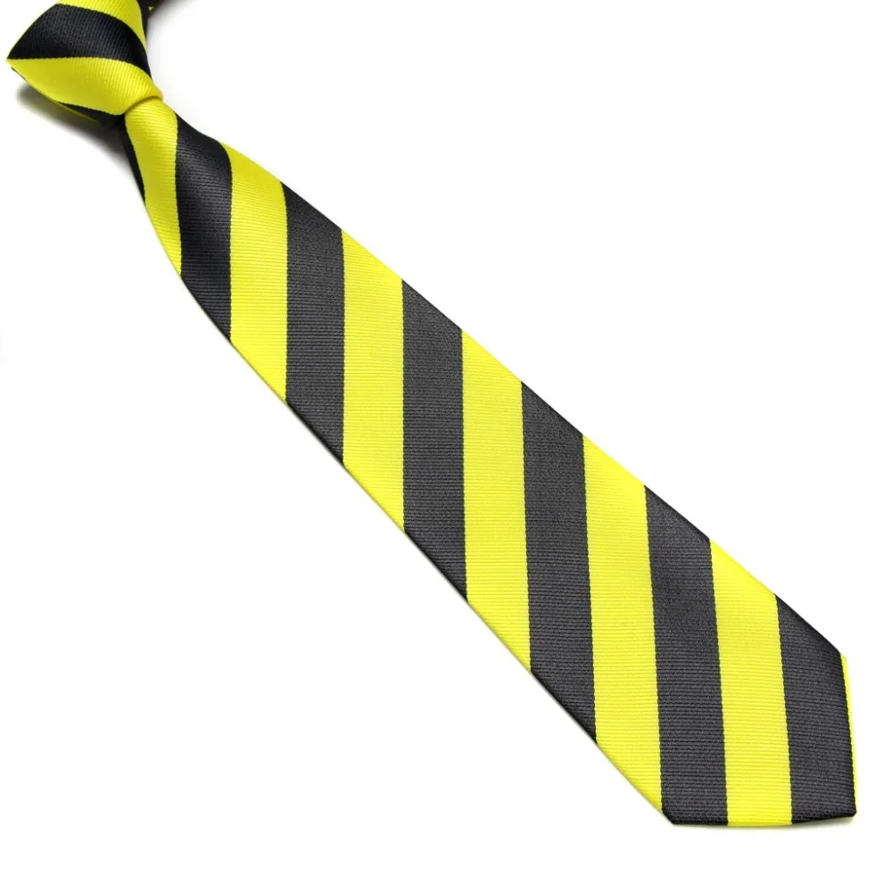 HOOYI stripes school neck ties College Boys Tie Young Men students' Necktie woven necktie