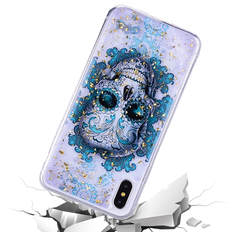 695801333 苹果 XSMAX XR XS 8 8P 7 7P 6 6P 金箔滴胶TPU 6元 (5)