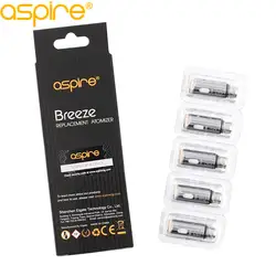 10 шт./лот Aspire breeze катушки для aspire breeze комплект все-в-одном комплект сменная катушка 0.6ом аксессуары для электронных сигарет