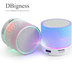 Dbigness Bluetooth Динамик LED MIC Беспроводной Портативный mp3 музыка Саундбар сабвуфер громкий Динамик Поддержка tf карты usb для телефона ПК