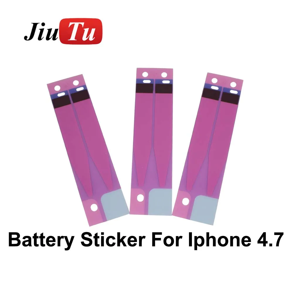 

Jiutu 100pcs/lot Original Battery Adhesive Sticker For iPhone 4.7 inch 6 6S 7 8G Battery Glue Tape Strip Tab Replacement Part