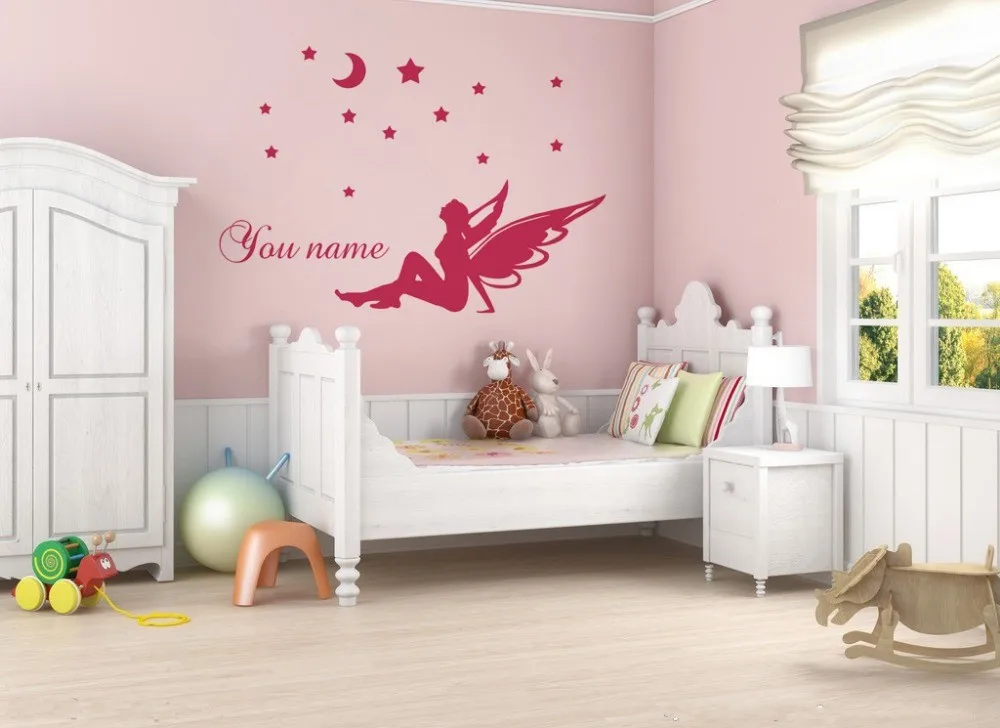 Beautiful-Fairy-Stars-Moon-Personalized-Name-Vinyl-Wall-Stickers-Art-For-Children-Nursery-Room-Kids-Decals (3)