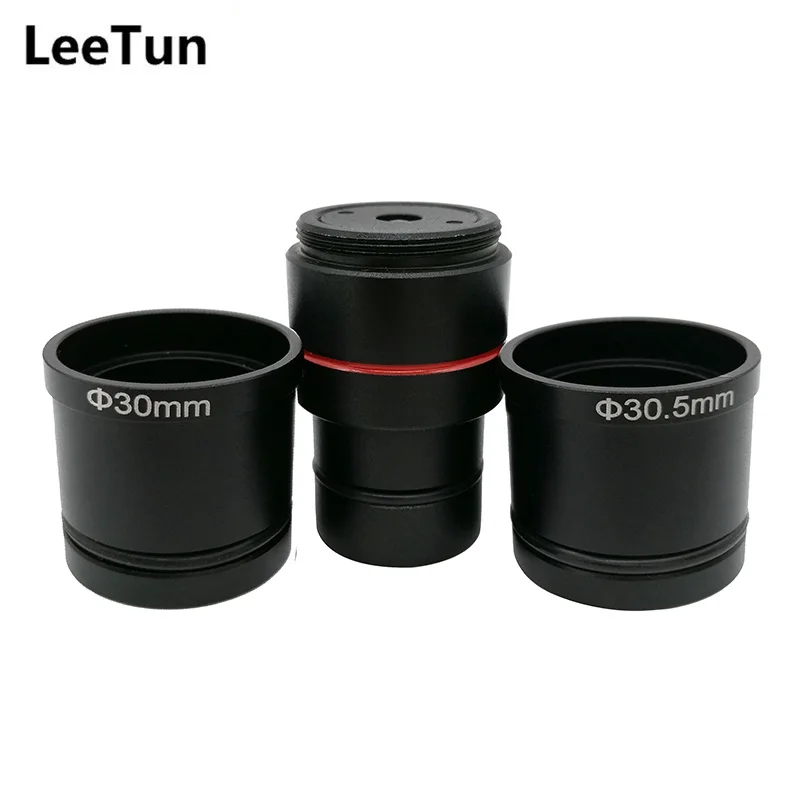 

LeeTun 0.5X Reduction Lens C-mount Microscope Adapter Relay Lens for CCD Camera Digital Eyepiece Stereo Biological microscope