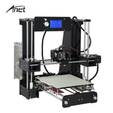 Анет A6 алюминия очаг 3D-принтеры большой принт Размеры RepRap Prusa i3 DIY 3D-принтеры набор с подарком нити 16 ГБ SD карты Инструменты