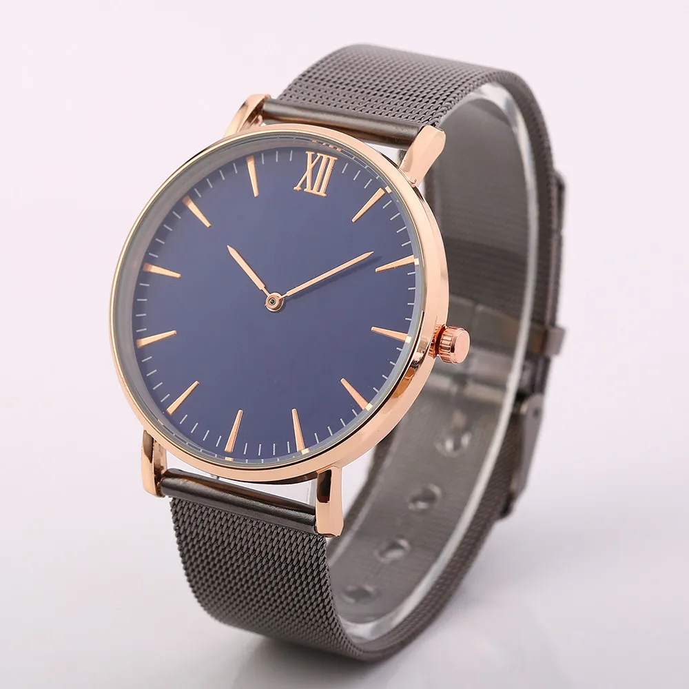

Women Men Business Metal Band Analog Quartz Fashion Wrist Watch