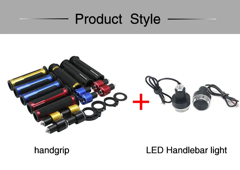 ZSDTRP ЧПУ 7/8 ''на руль мотоцикла или конец светодиодный поворотник светильник+ ручками Универсальный для 22 мм улице и гоночные Moto