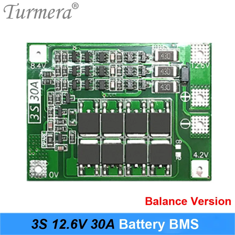 3S 12,6 V 20A 30A 40A для батареи отвертки 12V li-ion 18650 Защитная плата батареи BMS PCM