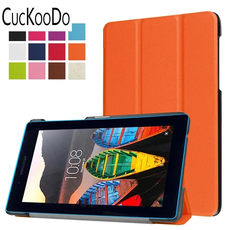 US $249.00 CucKooDo 50Pcslot Ultra Slim Lightweight Case Cover Stand for Lenovo Tab 3 Essential 70inch 7 710F 2016 Release Only