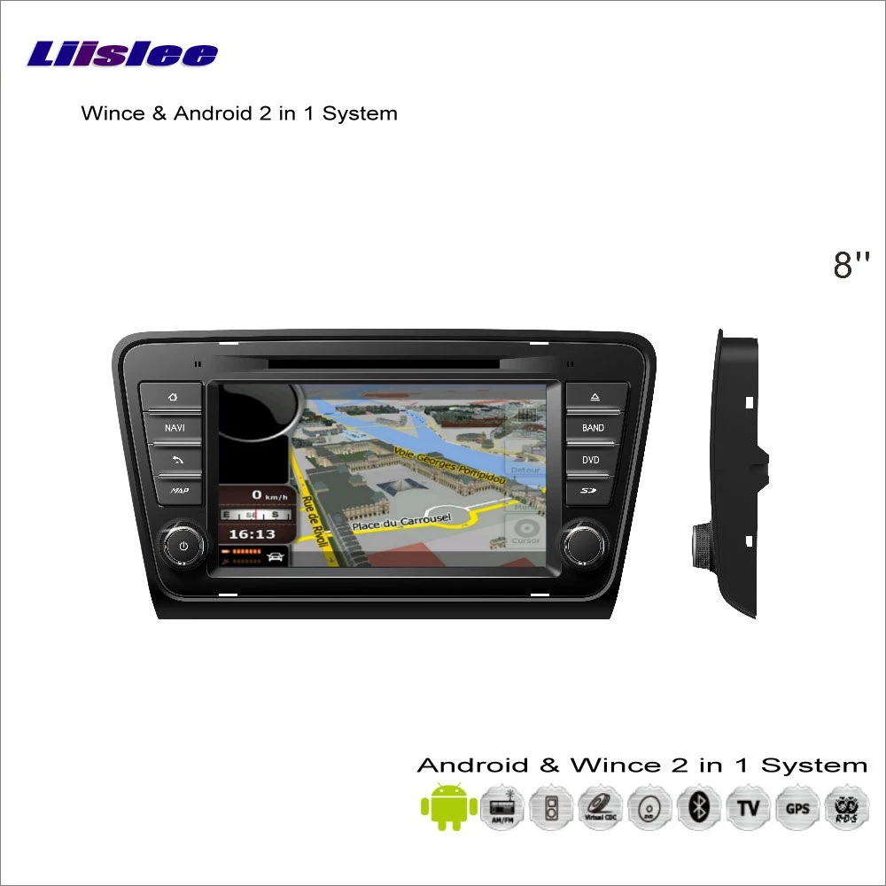 Discount Liislee Car Android Multimedia For Skoda Octavia MK3 2013~2014 Radio CD DVD Player GPS Navi Navigation Audio Video Stereo System 1