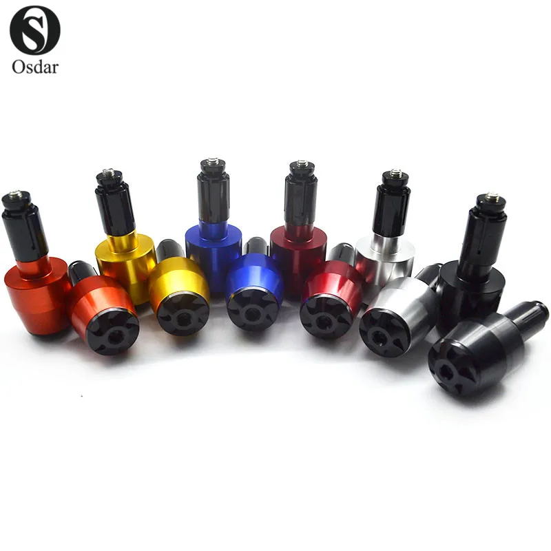 Motorcycle CNC Handlebar Grips Bar Ends Slider for Dirt Bike Motorbike Handlebar Gear Balanced Plug Handle Bar Sliders