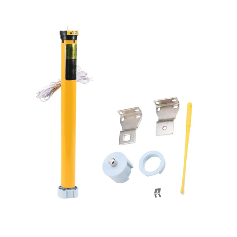 DIY DC 12V 30RPM Electric Roller Shade Motor Kits Blind Shutters Tubular Motor With Hoder Kit Yellow