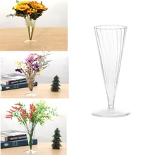 Украшение дома аксессуары цветок для украшения сада ваза стеклянные вазы декоративный центральный элемент для дома или свадьбы центральный элемент