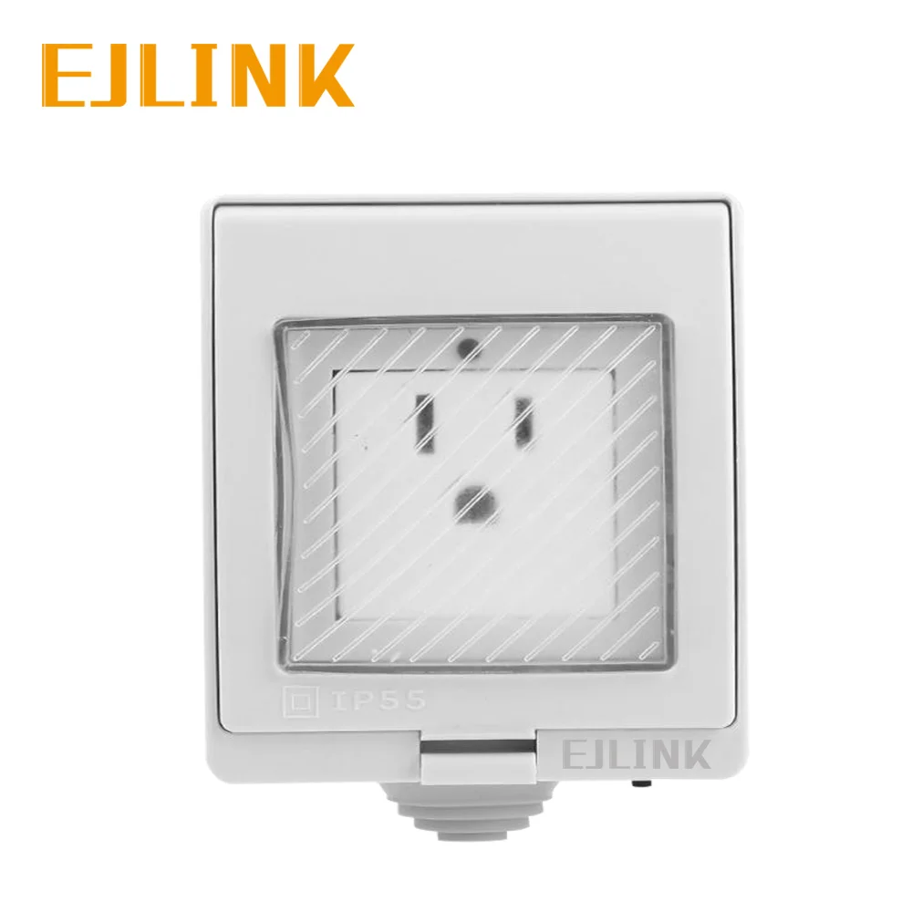 EJLINK Wifi штепсельная розетка IP55 Водонепроницаемый умная Ewelink дистанционного