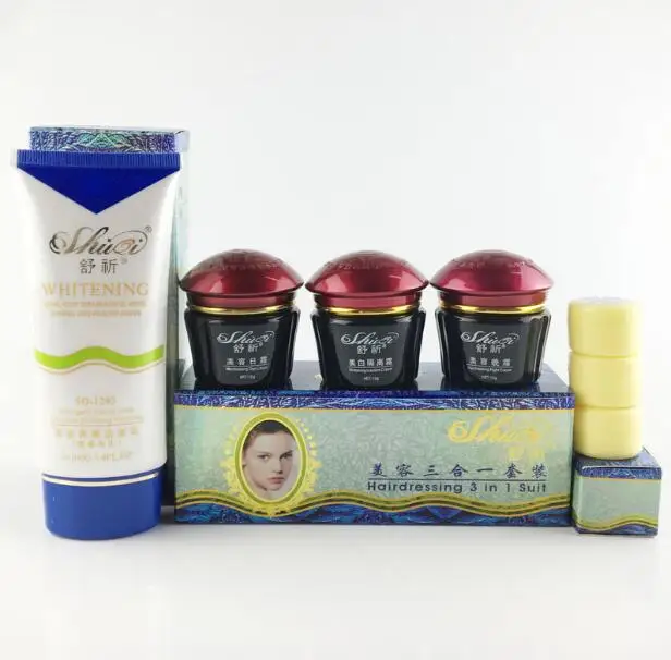

SHUQi Skin Care Moistourizing Face Whitening Cream Remove Freckles 3 in 1 suit