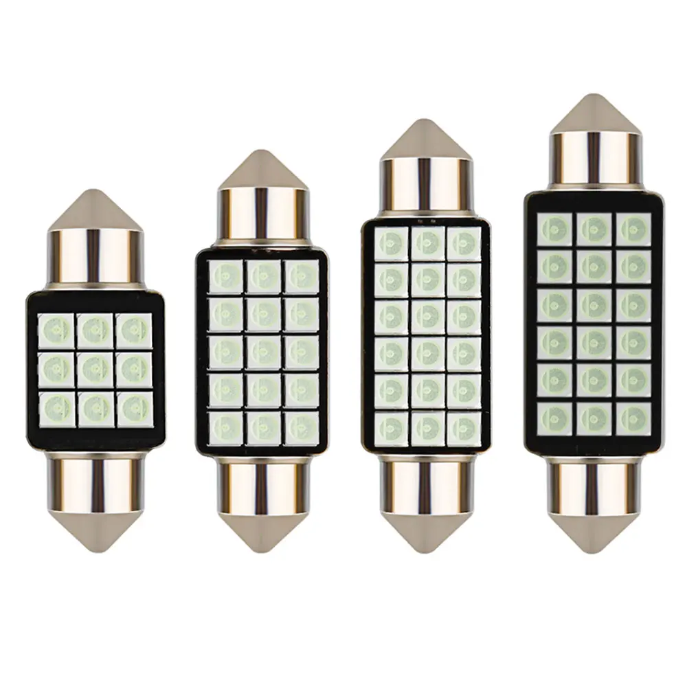 2 шт. салона автомобиля Led C5W C10W Canbus 31/36/39/41 мм авто ошибка купол Festoon светильник