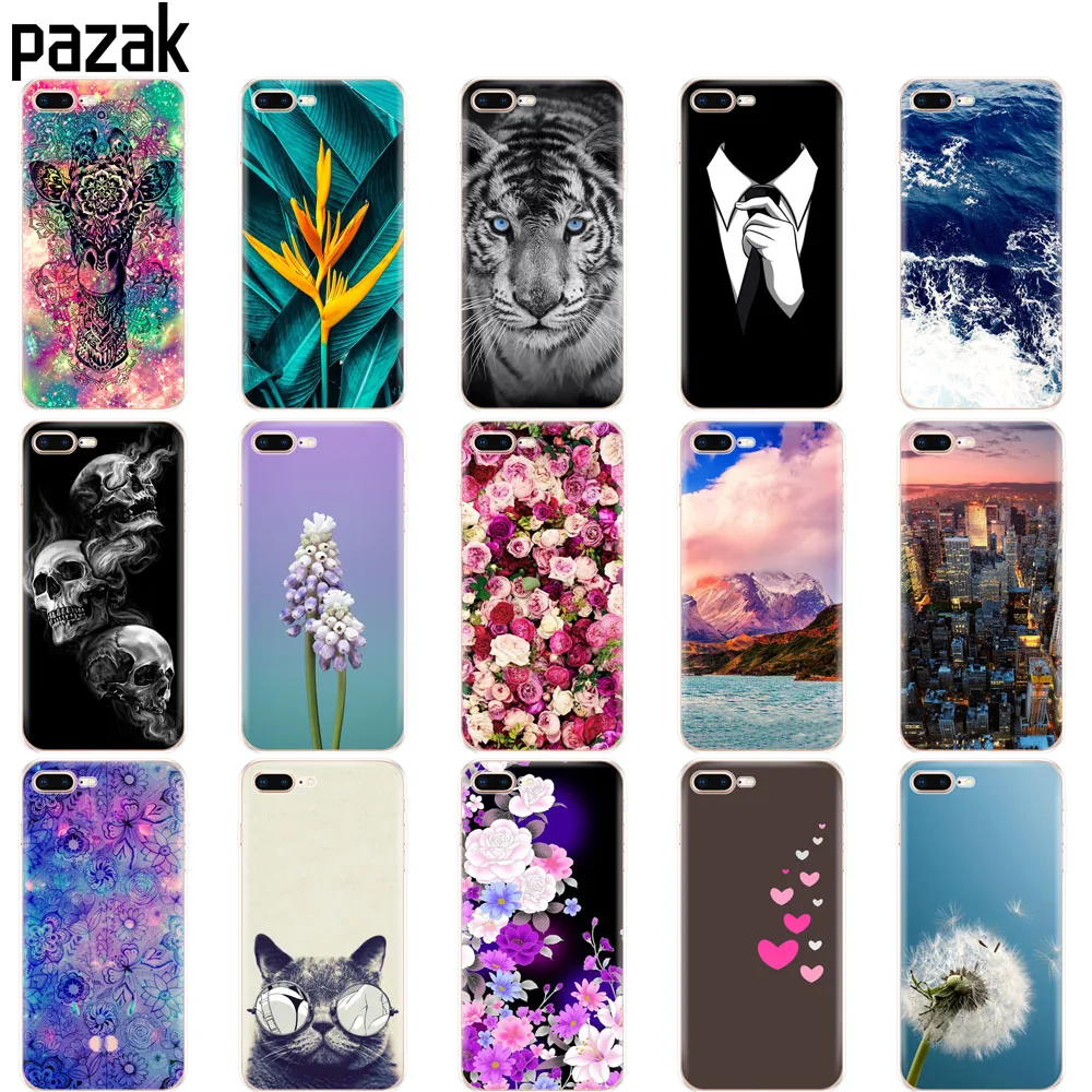 Силиконовый чехол для Iphone X 8 7 6 6s 5 5s SE Plus мягкая задняя крышка из ТПУ 360