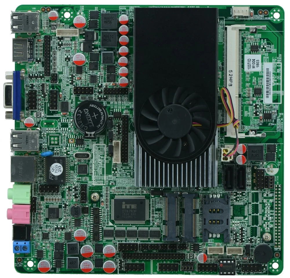 Intel Core I5-3317U processor All in one mini itx motherboars ultrathin industrial embedded motherboard with 8*usb 6*com