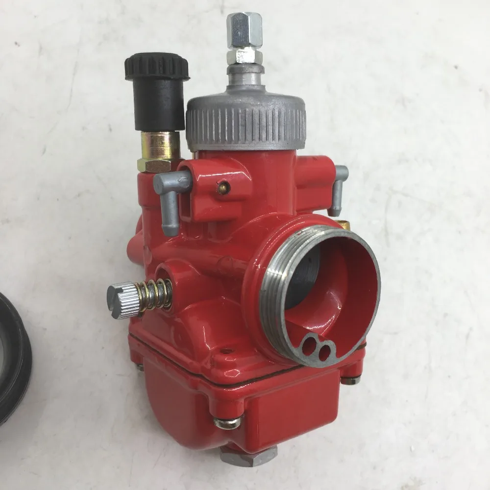 Новый красный карбюратор SherryBerg carb от Dellorto PHBG DS 21phbg 21 мм Racing w пластиковая крышка